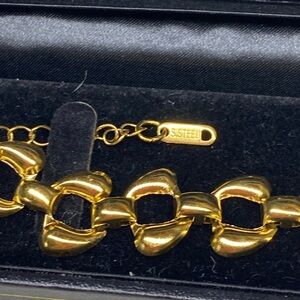Gold Stainless Steel Chain Bracelet